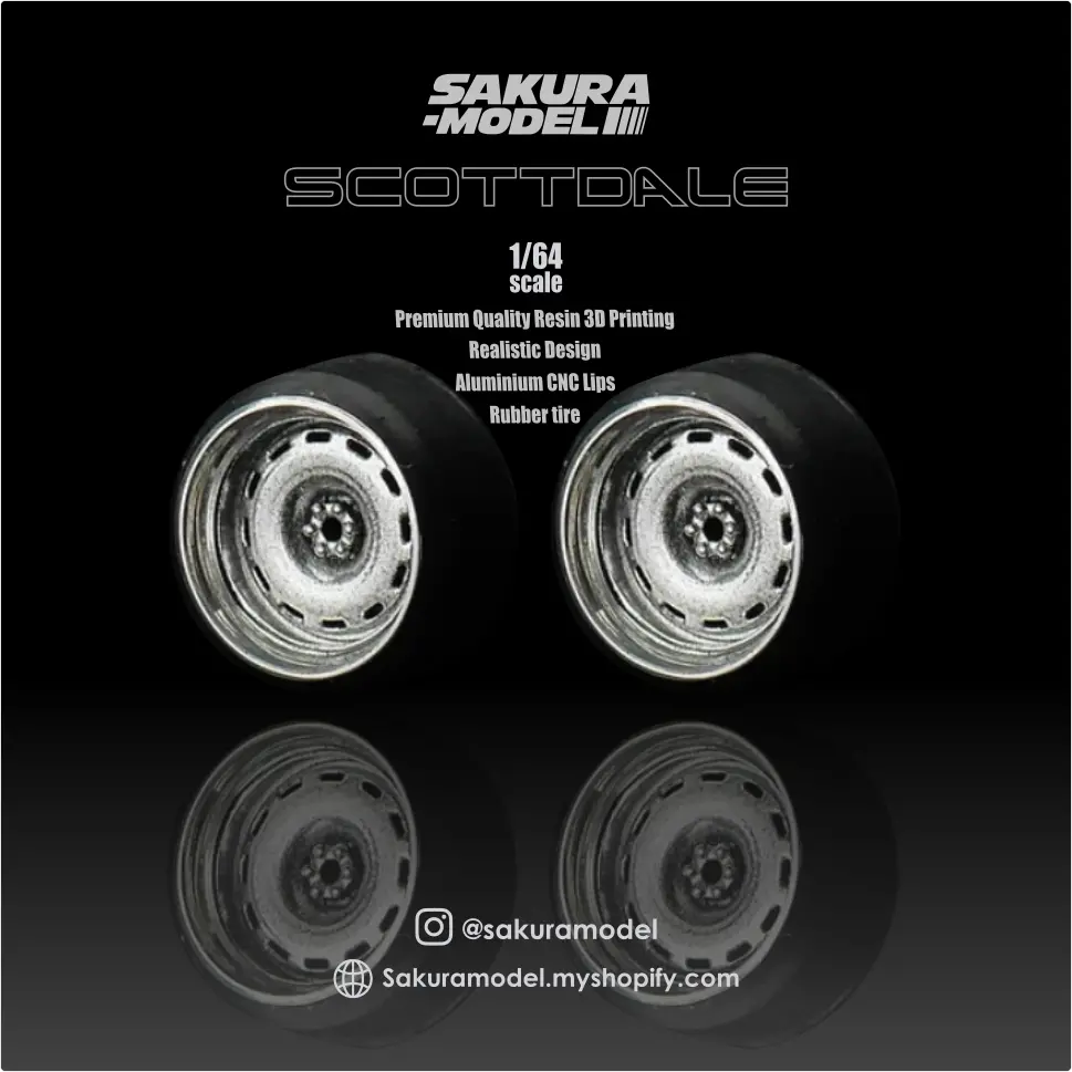 Sakura - Custom Wheel 64 Scale Model Scottdale 1