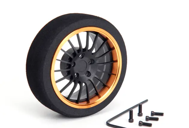 Hiro Seiko Alloy Steering Mf Wheel (18-Spoke)  [Fbk+G] 69329 1