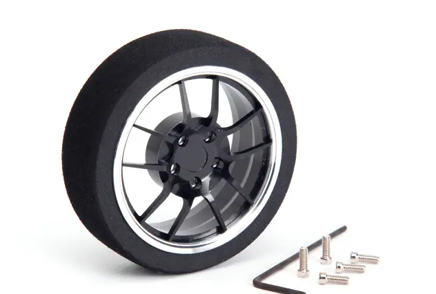 Hiro Seiko 10-Spoke Aluminum Steering Wheel  [Black] Sku: 69202 1