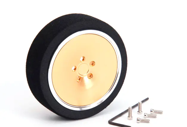 Hiro Seiko Aluminum Steering Wheel-Dish Wheel [Gold] 69151 1