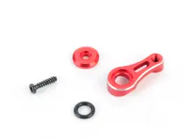 Atomic Alum. Servo Horn (Red) (Amz) Amz-Op019 1