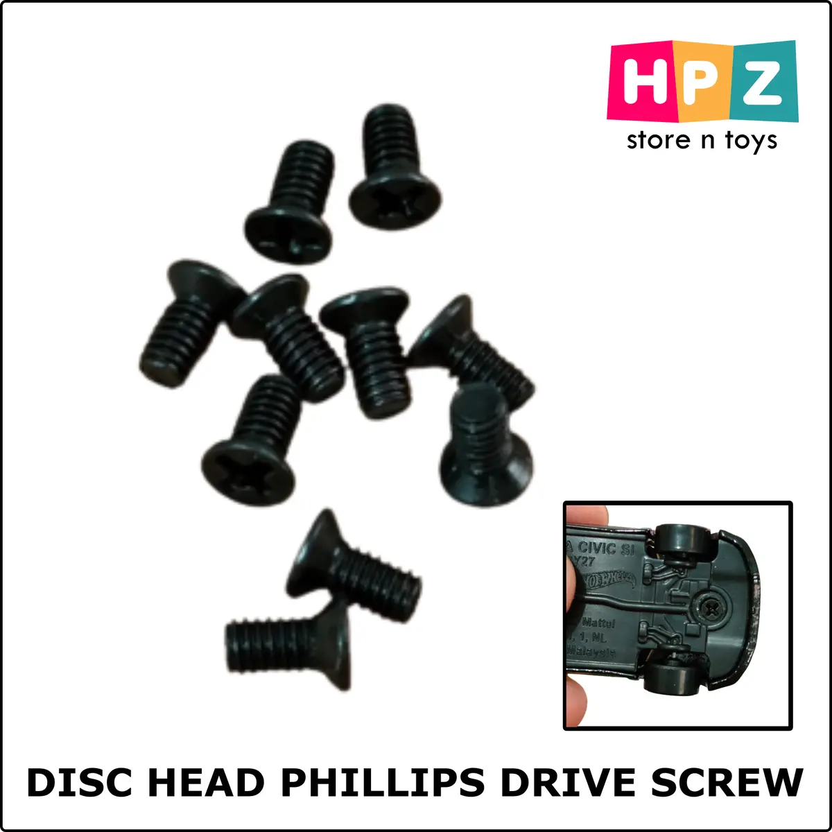 Disc Head Phillips Drive Screw 1