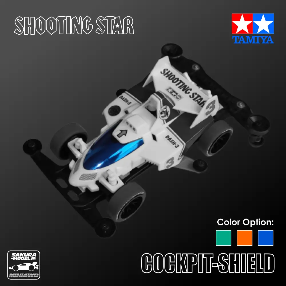 Cockpit-Shield For Mini 4Wd Shooting Star 1