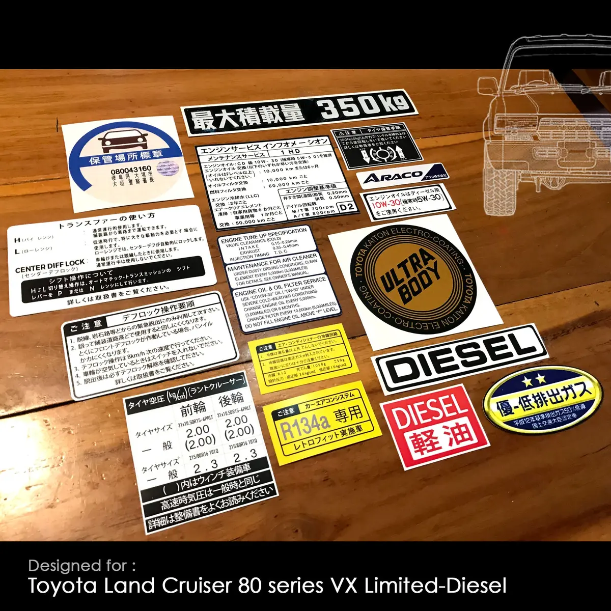 Toyota Land Cruiser 80 Series Vx Limited Diesel 1
