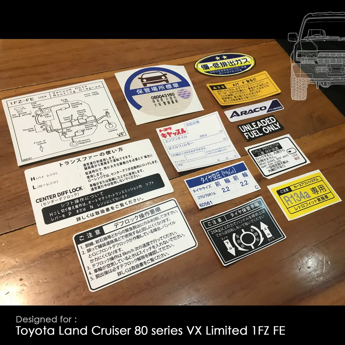 Toyota Land Cruiser 80 Series Vx Limited Gasoline 1