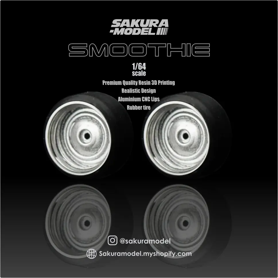 Sakura - Custom Wheel 64 Scale Model Smoothie 2