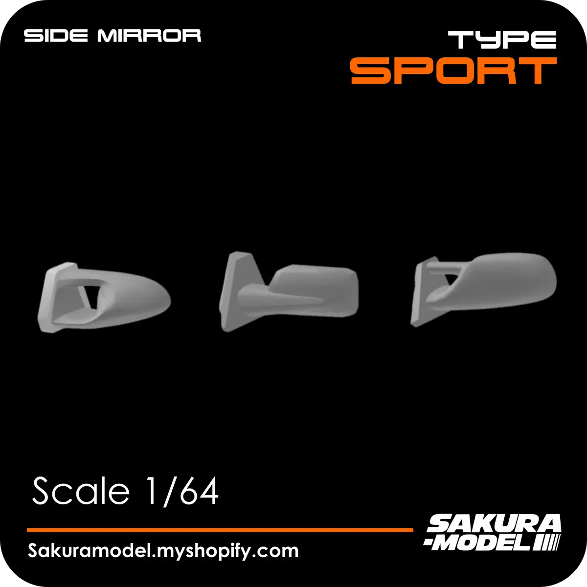 Side Mirror Sport - Accessories Sakura Model 1