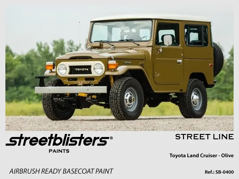 Streetblisters Paints Toyota Land Cruiser Olive Sb-0400 1
