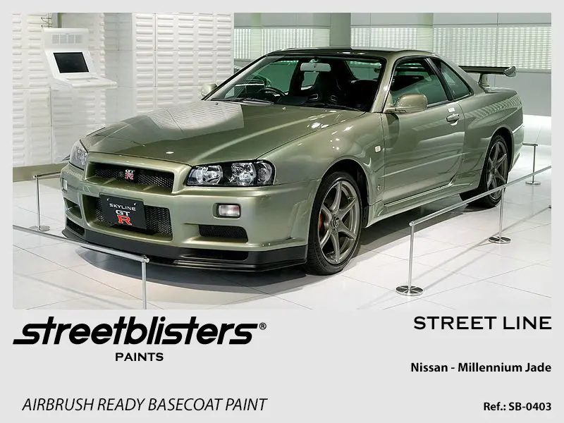 Streetblisters Paints - Nissan Millennium Jade Sb-0403 1