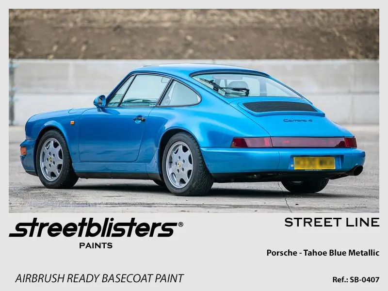 Streetblisters Paints - Porsche Tahoe Blue Metallic Sb-0407 1
