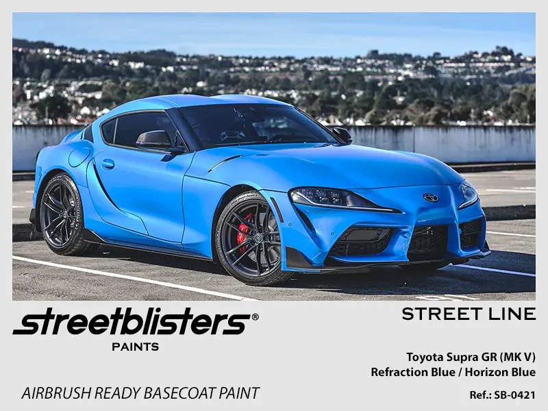 Streetblisters Paints - Toyota Supra Horizon Blue Color - Sb-0421 1