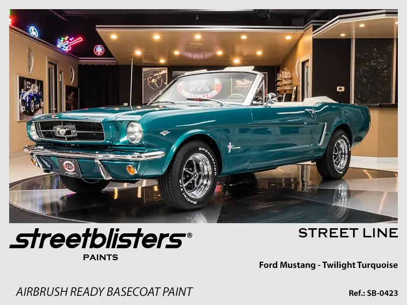 Streetblisters Paints - Ford Mustang - Twilight Turquoise 1