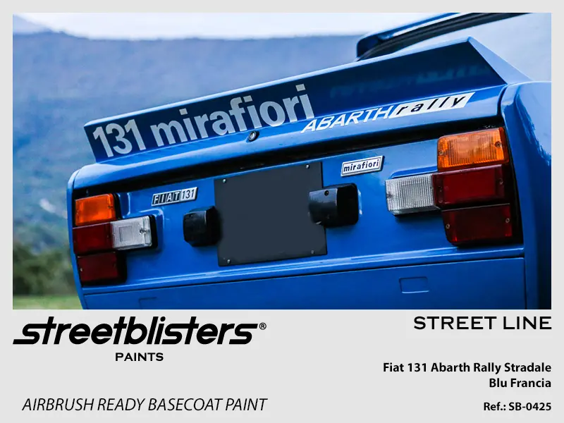 Streetblisters Paints Fiat 131 Abarth Rally Blu Francia Sb-0425 1