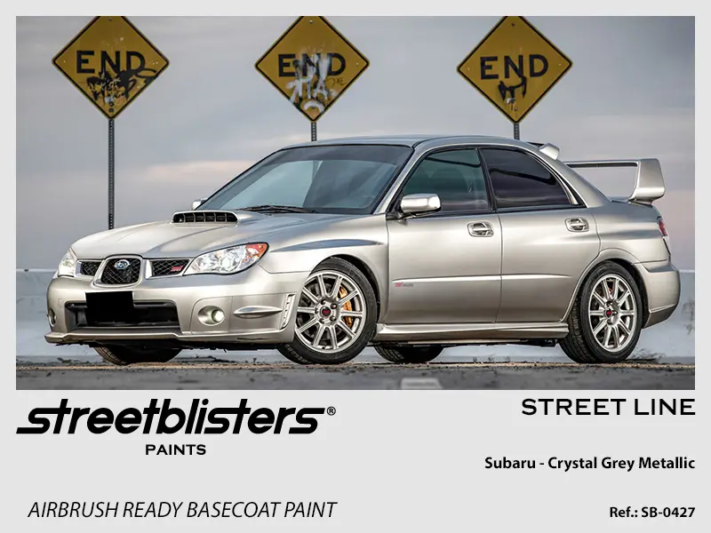 Streetblisters Paints Subaru Cristal Grey Metallic Sb-0427 1
