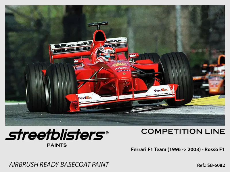 Streetblisters Paints Ferrari F1 Team (1996/2003) Rosso F1 Sb-6082 1