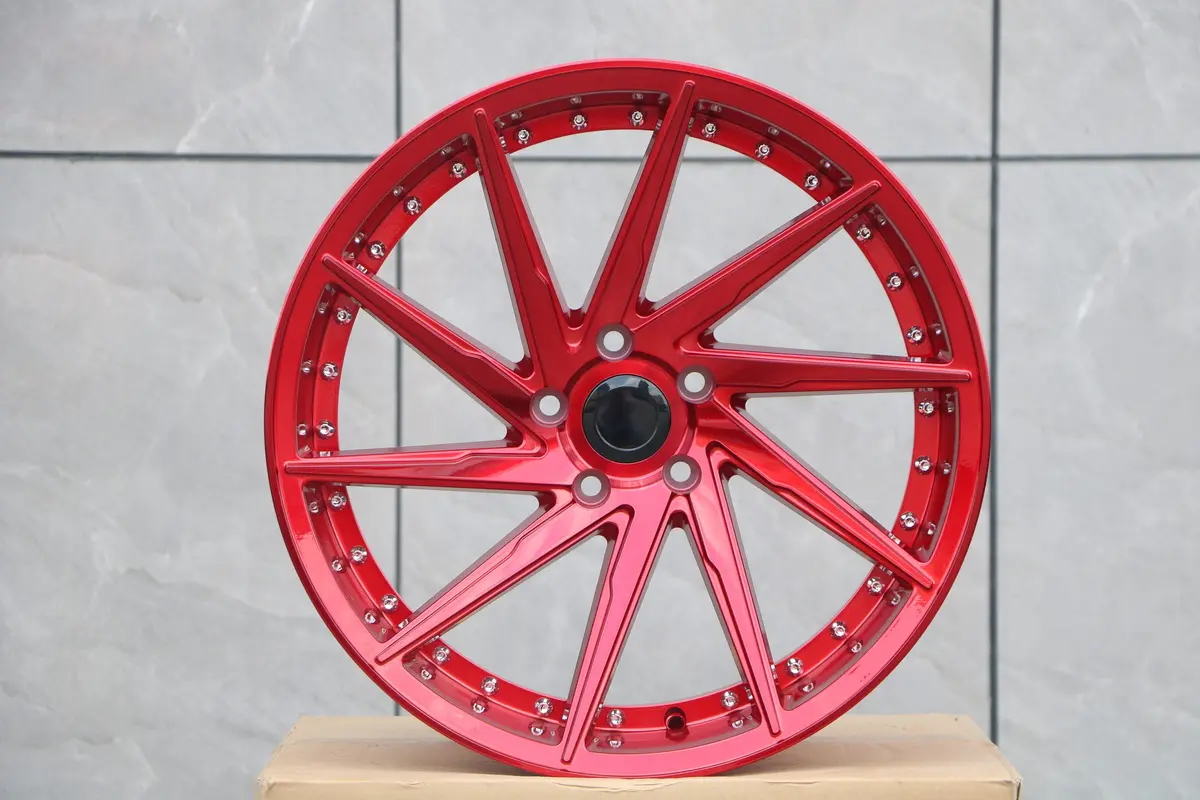 19" Riveted Swirl Style Wheels 4