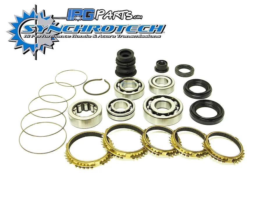 Synchrotech Carbon Basic Rebuild Kit For 1988-2001 Honda Civic D15 D16 Transmissions (With White 35Mm Id Speedometer Gear) 1