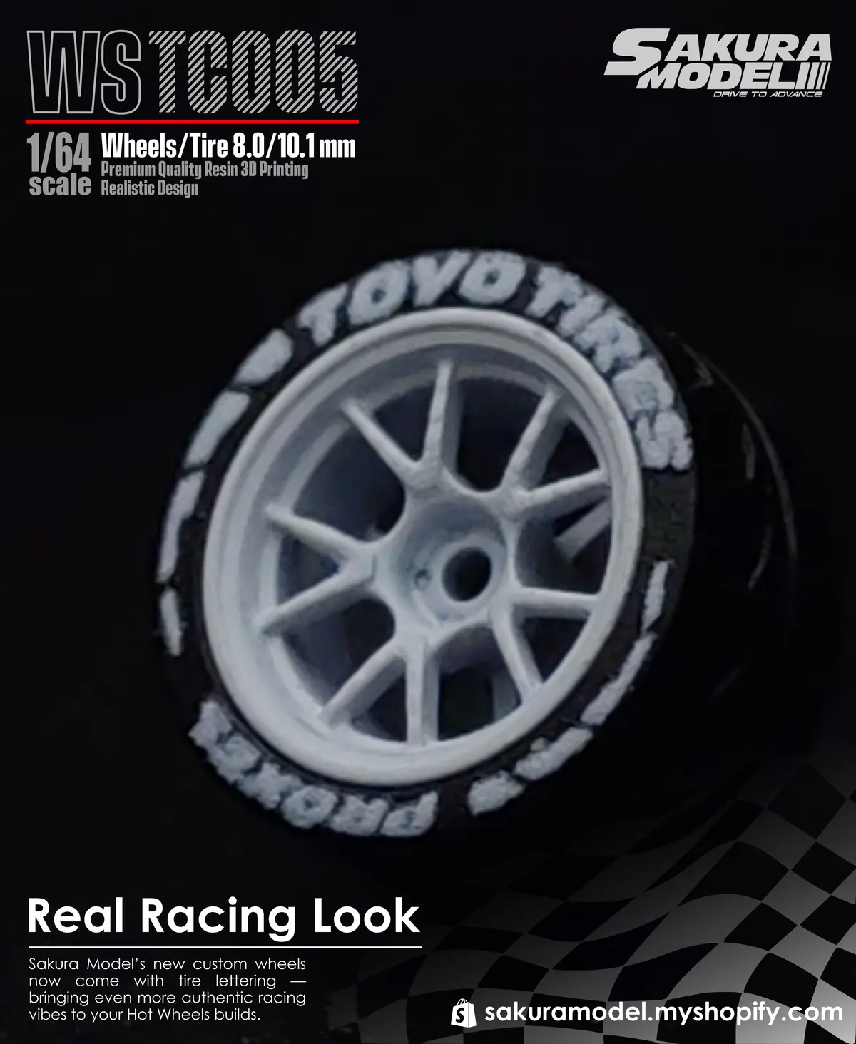 Custom Wheel 64 Scale Model Fr Ws Tc005 1