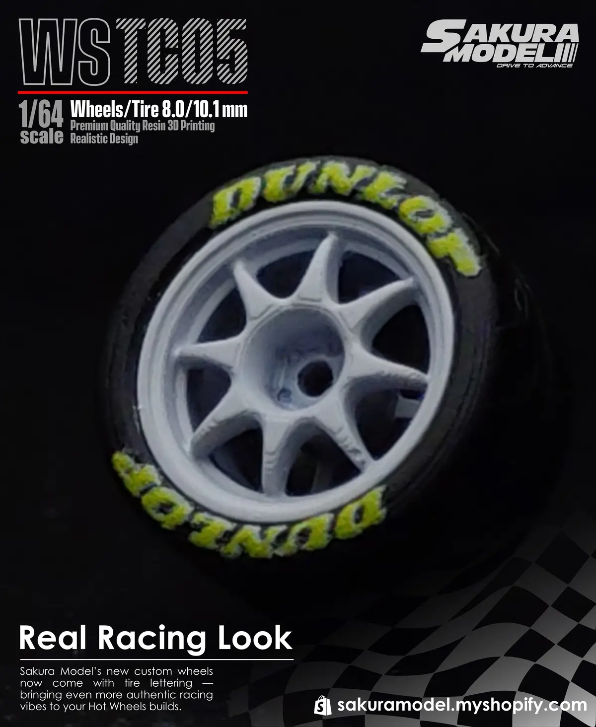 Custom Wheel 64 Scale Model Fr Ws Tc05 1