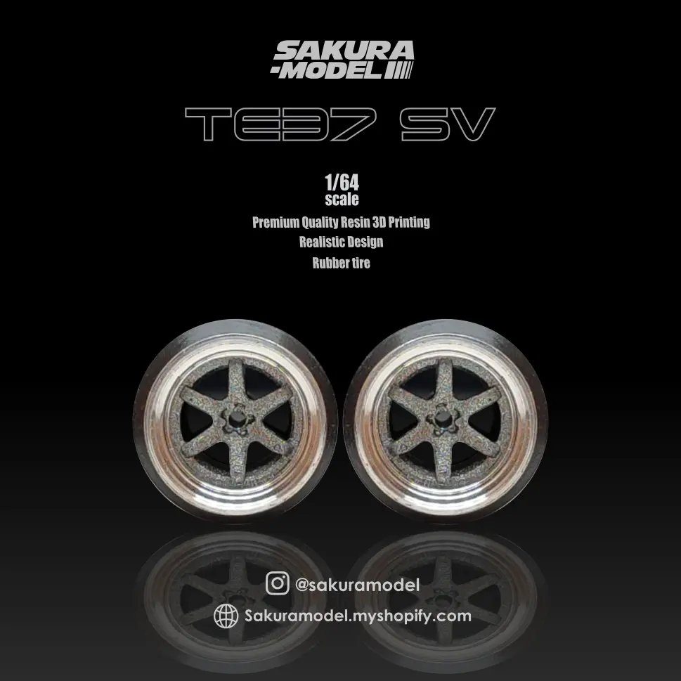 Custom Wheel 64 Scale Model Te37 Sv 1
