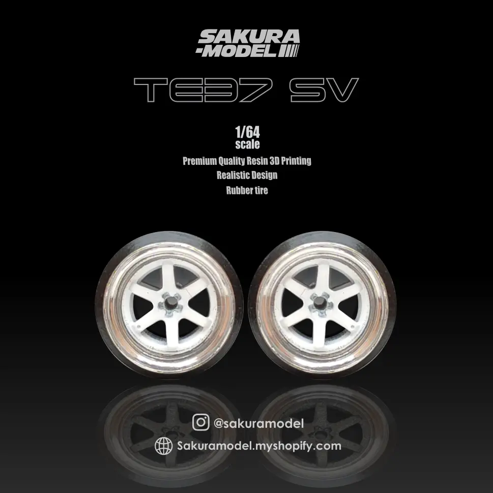 Custom Wheel 64 Scale Model Te37 Sv 2