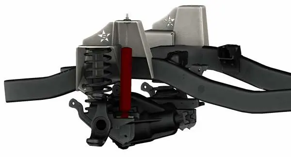 Jeep Wrangler Tj And Lj Suspension Stretch Front Frame Bracket Kit 1