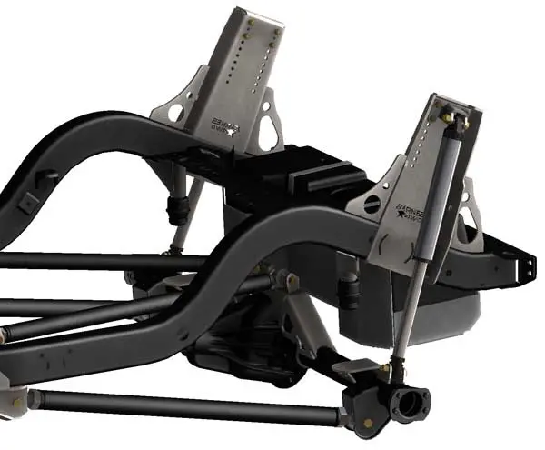 Jeep Wrangler Tj And Lj Rear Frame Brackets Suspension Stretch Kit 1