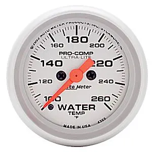 Autometer Ultra-Lite Water Temperature 1