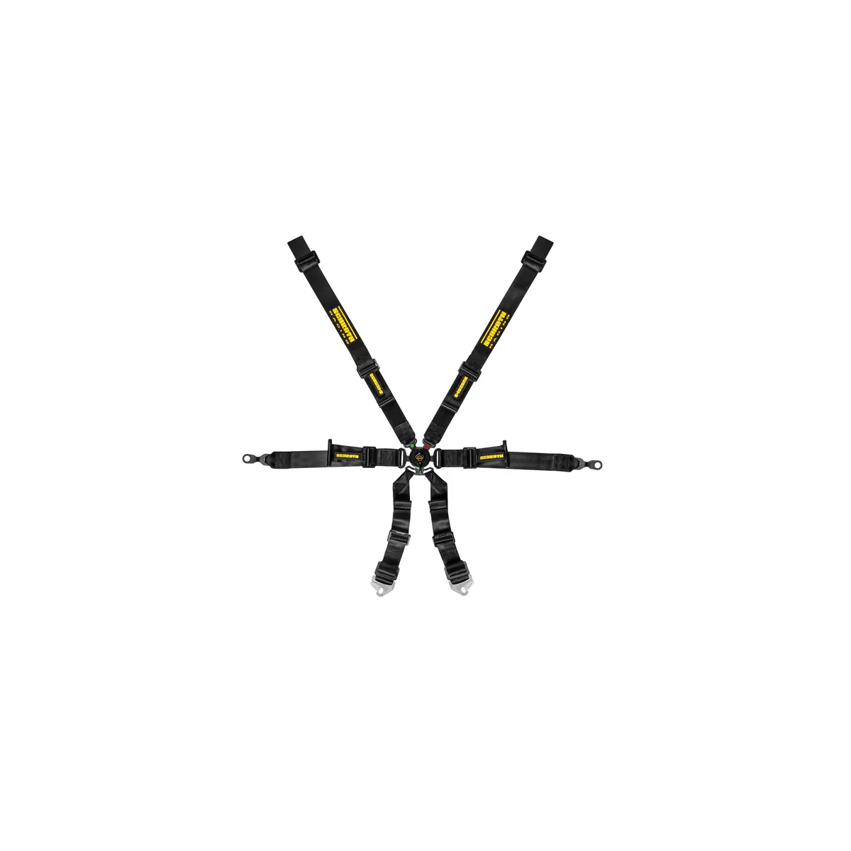 Schroth Porsche Gt3 Profi 6 Point Camlock Racing Harness 2X2h, Hans 1