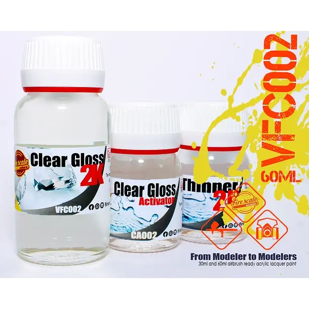 Fire Scale Modeler Clear Gloss 2K 1