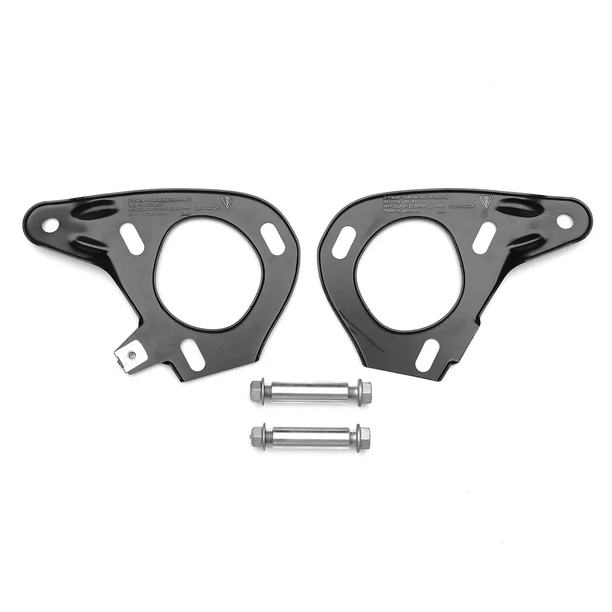 Sr Customized Porsche Motorsport Strut Tower Reinforcement Plates - 981504283_8A & 991504284_8A  [Porsche 718 / 981 / 991] 1