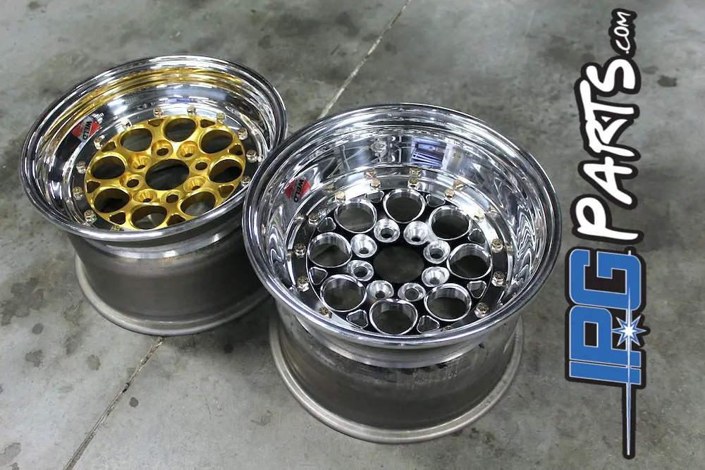 Weld Magnum Import Drag Wheels - 15X10 - 4X100 - 6" Backspacing 5