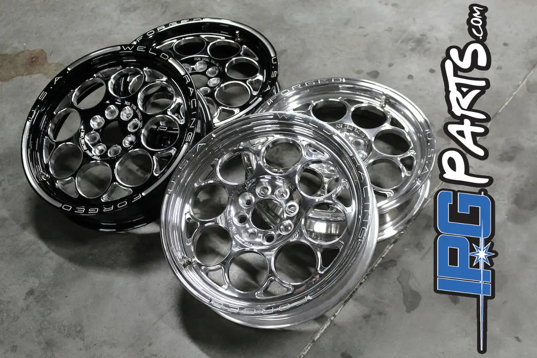 Weld Magnum Import 15X3.5 - 4X100 One Piece Skinnies - Polished Or Black 1