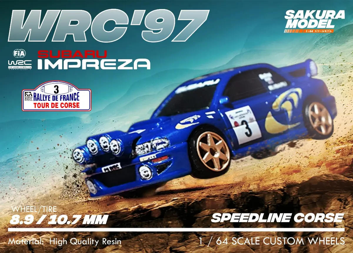 Custom Wheels Scale 64 -  Speedline Corse 1
