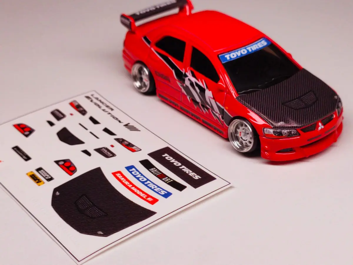 Decal New Hotwheels Lancer Evolution Viii/Ix 2