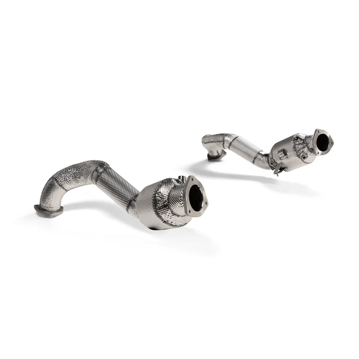 Akrapovič 718 Gt4 Rs Titanium Link Pipe Set 1
