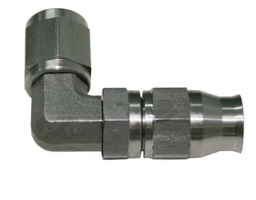 Stainless Steel 90-Degree -3An Hose Fitting – Af203-03 Flare End 1