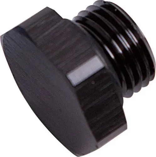 Orb -6An Port Plug (Af814-06Blk) – Black Anodized Threaded Adapter Cap 1