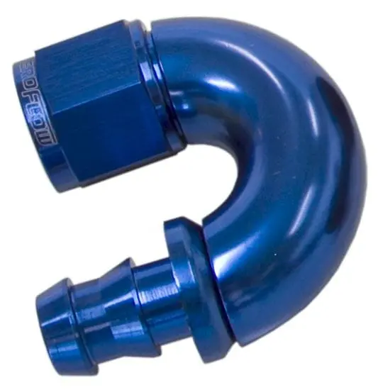 510 Series -12An Full-Flow 180° Tight-Radius Push-Lock Hose End (Af516-12) 1