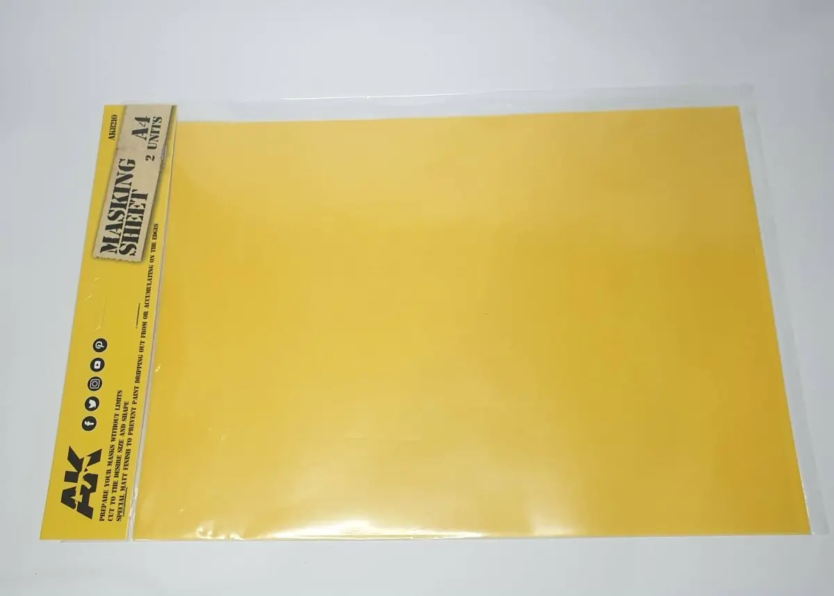 Ak Interactive Ak8210 Masking Sheet A4 Ak8210 1