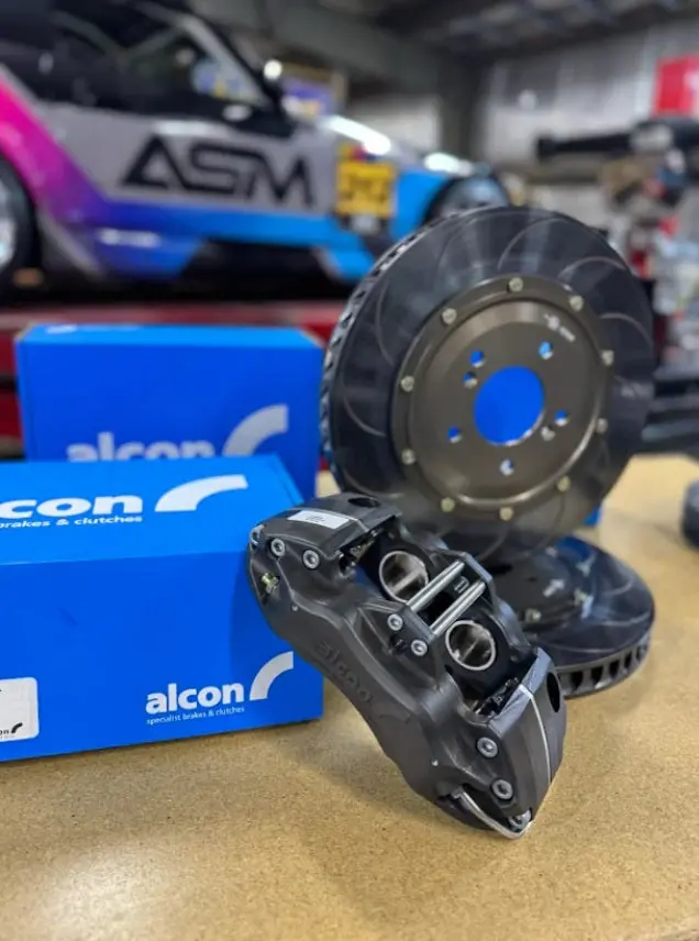 Alcon 4 Piston Front Brake Kit For 00-05 Honda S2000 332Mm X 32Mm 1