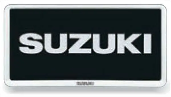 『ワゴンr スマイル』 純正 Mx91 Mx81 ナンバープレートリム ※１枚からの販売 ※樹脂 ホワイト パーツ スズキ純正部品 ナンバーフレーム ナンバーリム ナンバー枠 オプション アクセサリー 用品 1