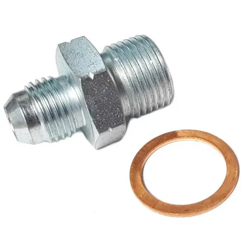 Fitting, Male To Male, Metric, 14Mm (1.5 Pitch) X -4 An Flare 1