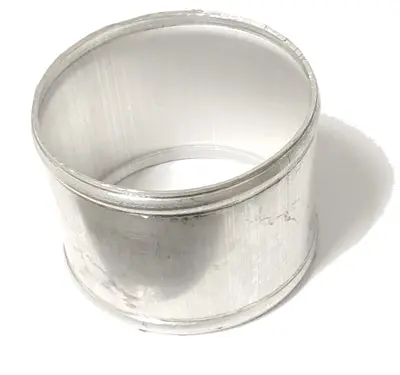 Beaded Aluminum Coupler, 4" Od With Beaded Lips For Clamping. Aol Is 3" 1