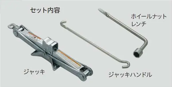『ヴォクシー』 純正 Zwr90 Mzra90 ジャッキ＆レンチ パーツ トヨタ純正部品 オプション アクセサリー 用品 1