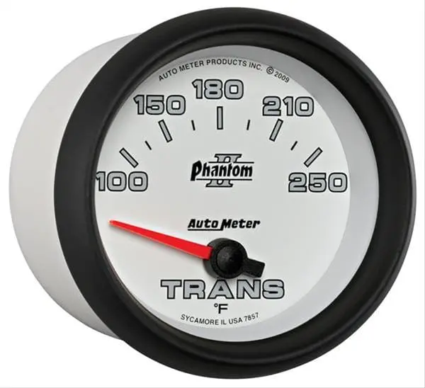 Autometer Phantom Ii 7857 Analog Gauge – 2-1/16" Diameter With Led Illumination 1