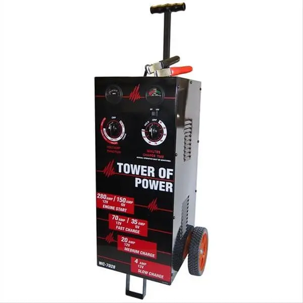 Autometer Wc-7028 Tower Of Power Wheeled Battery Charger – 70A Smart Charging 1