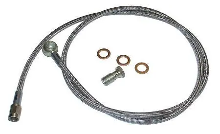 Low Profile -3 Oil Feed Line Kit For Gt25r Through Gt35r Turbos (With 48" -3 Line) 1