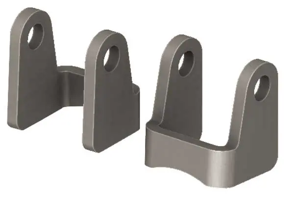 Bent, Axle Shock Bracket Pair 1