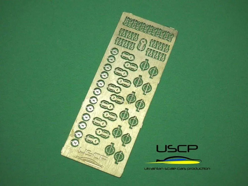 Uscp Accessories - Bonnet Pins Pe Set 1:24 Scale - 24A020 1